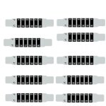 Thermomtre de maison rutilisable pour bb, outil de test de fivre, ecran lcd, flexible, pour le front, ...