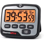 Thermopro tm01 minuterie de cuisine, de cuisson, num�rique avec grand ecran lcdvolume de l'alarme minuterie ...