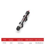 Thermostat a temprature rglable pour aquarium, chauffage d'eau prcieuse, subsn, le plus rcent, 25w, ...
