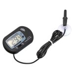 Therye. com - compteur d'eau numrique lcd pour aquarium, dtecteur de temprature, alarme de poisson, ...