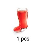 Tiaking - ensemble de botte en verre transparent cratif, verre a liqueur, bottes de pluie a certifie, ...