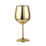 Tiaking - verres a vin rouge en acier inoxydable 304, grande capacite, anti - chute, incassable, champagne, ...