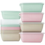 Tianyi - lot de 12 botes alimentaires en plastique sans bpa, compatibles avec micro - ondes, lave - ...