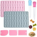 Tianyi - 2 pices tapis de cuisson biscuits pour chiens friandises pour chiens en silicone moule de cuisson ...