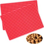 Tianyi - lot de 2 tapis de cuisson pour friandises pour chien - mini hmisphre - tapis de cuisson pour ...