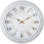 Tianyi - 3d horloge murale 30, 5 cm, silencieuse, sans tic - tac, horloge rtro classique alimente par ...