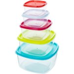 Tianyi - lot de 5 rcipients alimentaires 220 ml 350 ml 600 ml 1200 ml 2000 ml, botes a repas en plastique, ...