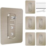 Tianyi - lot de 6 autocollants autocollants pour contenants de douche, crochets adhésifs solides pour ... Tianyi - lot de 6 autocollants autocollants pour contenants de douche, crochets adhésifs solides pour ...