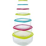 Tianyi - lot de 7 rcipients pour aliments 220 ml, 350 ml, 600 ml, 1200 ml, 2 000 ml, 2 700 ml, 3 600 ...