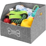 Tianyi - boite de rangement pliable pour jouet de chien et chat avec poignes - corbeille pliable en ...