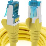 Tianyi - câble réseau cat6a cat6 cat6 10 gb / s 5 m jaune - 1 pièce cat 6a s - ftp double blindage Tianyi - câble réseau cat6a cat6 cat6 10 gb / s 5 m jaune - 1 pièce cat 6a s - ftp double blindage