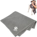 Tianyi - chiffon pour animaux pet pro taille m tissu en microfibre absorbe et sche rapidement convient ...