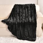 Tianyi - couverture en fausse fourrure, 2 couches, douce, pelucheuse et chaude, pour lit, chaise, canapé, ... Tianyi - couverture en fausse fourrure, 2 couches, douce, pelucheuse et chaude, pour lit, chaise, canapé, ...
