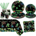 Tianyi - décorations de fête d'anniversaire au reptile, accessoires de fête au reptile, y compris assiettes, ... Tianyi - décorations de fête d'anniversaire au reptile, accessoires de fête au reptile, y compris assiettes, ...