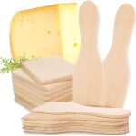 Tianyi - grattoir a raclette timeleos, spatule a raclette, grattoir a raclette et sous - verre en bois ...