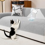Tianyi - housse de canapé impermeable, chenille et résistante aux rayures pour chien et chat, antidérapante ... Tianyi - housse de canapé impermeable, chenille et résistante aux rayures pour chien et chat, antidérapante ...
