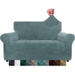 Tianyi - housse de canapé en velours 2 sièges epais housses de canapé extensibles pour chiens animaux ... Tianyi - housse de canapé en velours 2 sièges epais housses de canapé extensibles pour chiens animaux ...