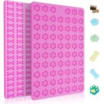 Tianyi - moule nourriture chien mini 74 hollow forme d'os mini 69 forme patte antidrapant pour biscuits ...
