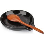 Tianyi - repose cuillre cuisine ceramique, repose ustensiles de cuisine petite multifonction pour cuillre ...