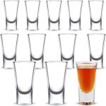 Tianyi - verres a liqueur, 12pcs verres a shot, 30ml, pour tequila, vodka, whisky, gin