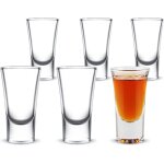 Tianyi - verres a liqueur, 6pcs verres a shot, 30ml, pour tequila, vodka, whisky, gin