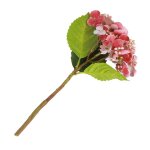 Tige hortensia artificiel bourgeons 35cm rose