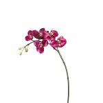 Tige d'orchide phalaenopsis artificielle fuchsia h42