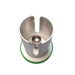 Tiodw - support thermique avec base en aluminium 6061 et bouclier, poteau en titane femelle de grade ...