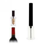 Tire - bouchon en acier inoxydable, pompe a air, ouvre - bouteille de vin, pression d'air, bouchon de ...
