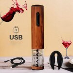 Tire - bouchon automatique rechargeable par usb, avec coupe - papier, ouvre - vin electrique, pour grain ...