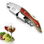 Tire - bouchon clé a vin avec poignée en caoutchouc, ouvre - bouteille et coupe - papier de style 2 - ... Tire - bouchon clé a vin avec poignée en caoutchouc, ouvre - bouteille et coupe - papier de style 2 - ...