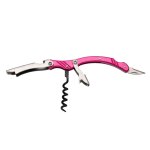Tire - bouchon double saut third poign�e en aluminium 10098r fini en rouge, comprend ouvre - bouteille ...