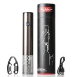 Tire - bouchon electrique rechargeable - tire - bouchon automatique avec chargeur usb et coupe - papier, ...