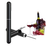 Tire - bouchon en forme de stylo portable 2 en 1, pression d'air, ouvre - bouteille pour vin avec coupe ...