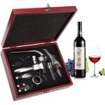 Tire - bouchon a levier en acier et coffret bois