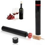 Tire bouchon, ouvre bouteille de vin a pression d'air 7s cork pops out, wine opener de pompe a air portable, ...