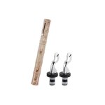 Tire - bouchon pneumatique a motif bambou avec bouchon a vin