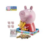 Tirelire avec bonbons peppa pig taille unique