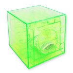 Tirelire casse - t�te labyrinthe violet