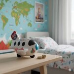 Tirelire en c�ramique avion de voyage