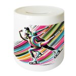 Tirelire en c�ramique patinage artistique