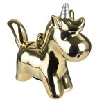 Tirelire enfant licorne - doré Tirelire enfant licorne - doré