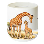 Tirelire girafe en c�ramique 9, 5 cm
