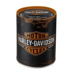 Tirelire en m�tal harley - davidson motor cycles