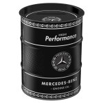Tirelire m�tal vintage mercedes - benz style tonneau de p�trole