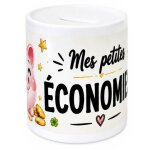 Tirelire petites �conomies  cochon et tr�fle porte - bonheur