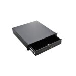 Tiroir de rangement � cl� pour rack 19'' hauteur 2u