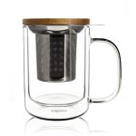 Tisanire verre double paroi gustave 350 ml ogo ogo