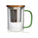 Tisani�re en verre et anse jade 475ml