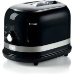 Toaster 2 fentes moderna ariete (groupe de'longhi) - mod�le 149 black
